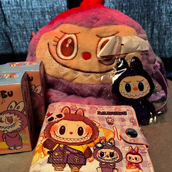 Labubu Plush Animal backpack and miscellaneous accessories for Kids - Picture 2 of 6